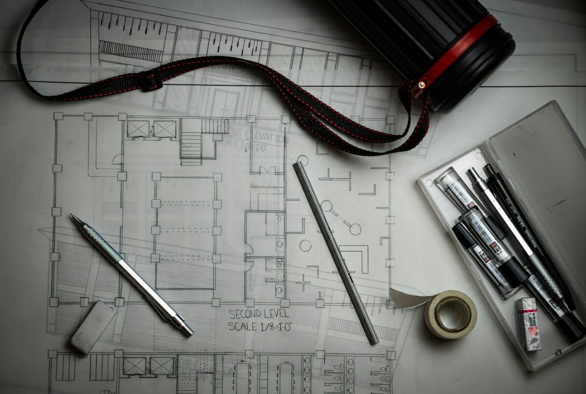 Material planning with architectural drawings