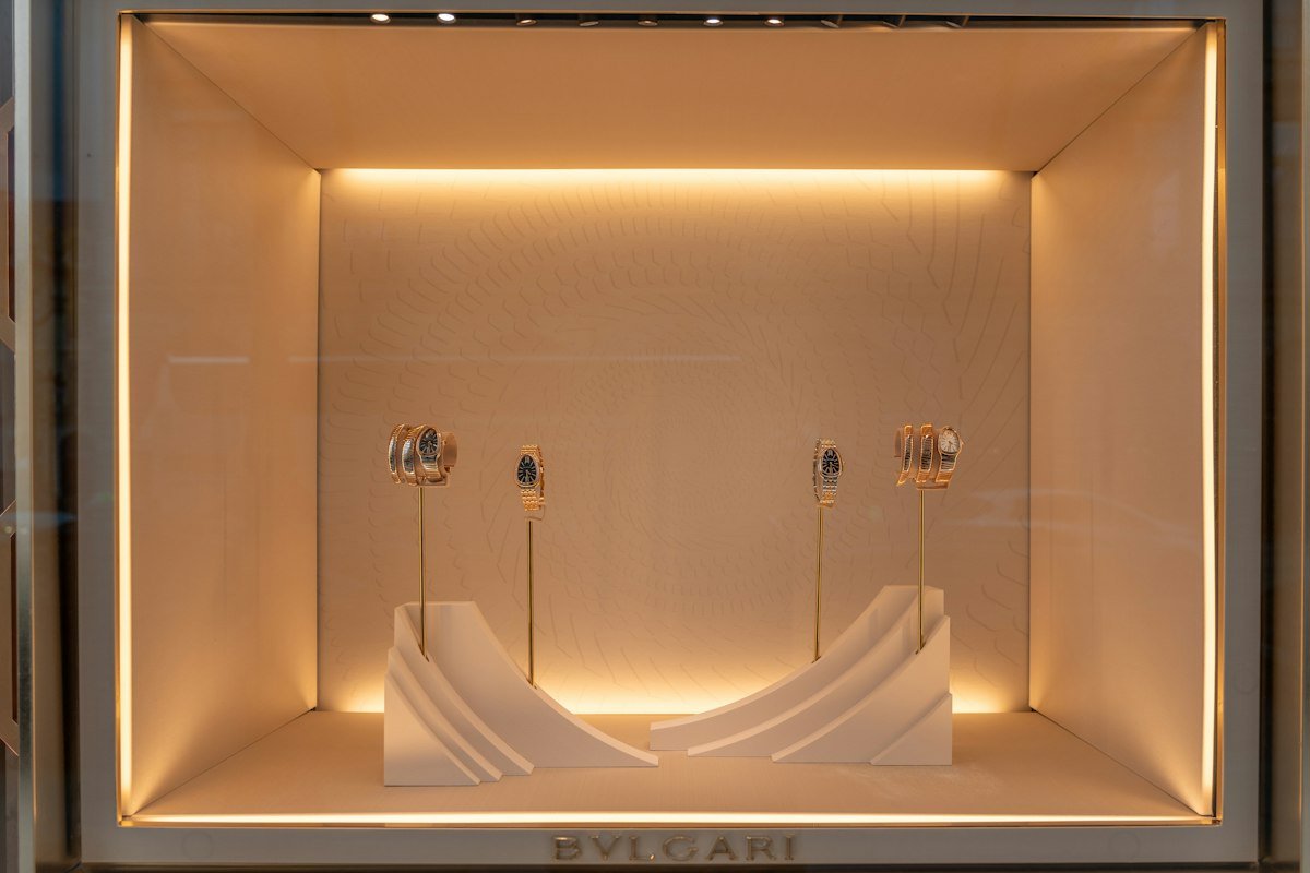 Premium Jewellery Showroom interior materials